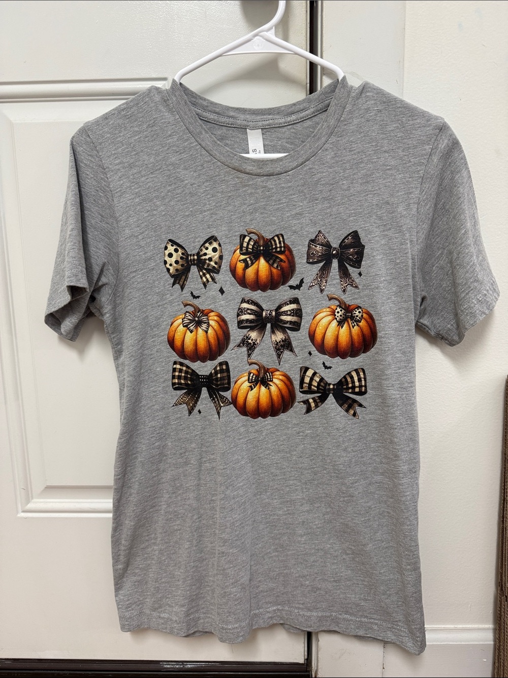 Bella Canvas Pumpkin Bow Tee